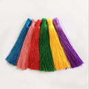 6 Pieces Small Silky Tassels Trim for Sewing Craft Scrapbooking Card Making