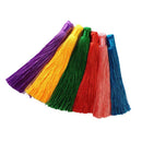 6 Pieces Small Silky Tassels Trim for Sewing Craft Scrapbooking Card Making