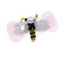 4 Pieces Beaded Bee Dragonfly Sequins Crystal Patches Embroidered Applique Embellishments Sewing on Clothes Craft