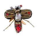 Bees Sequins Rhinestones Bead brooch Patches Applique Sew on Clothes Shoes Bags Decoration Patch DIY Craft