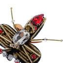 Bees Sequins Rhinestones Bead brooch Patches Applique Sew on Clothes Shoes Bags Decoration Patch DIY Craft