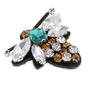 3D Rhinestone Bee Beaded Patch Sew on Crytsal Gems Applique for Clothing Decoration Patch DIY Headbands Coats Bags
