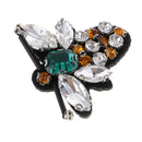 3D Rhinestone Bee Beaded Patch Sew on Crytsal Gems Applique for Clothing Decoration Patch DIY Headbands Coats Bags