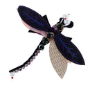 Sew On Embroidery Rhinestone Beaded Pearl Patch Dragonfly Patch Cloth Decor