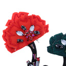 2 Pieces Flower Beaded Rhinestones Patch Sew on Patch Embroidered Patch Decoration