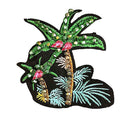 DIY Embroidered Coconut Tree Patch For Cloth Sewing Appliques Embellishment
