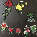 DIY Embroidered Small Flower Patch For Cloth Sewing Appliques Embellishment