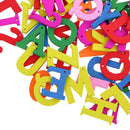 100 Pieces Children Alphabet A to Z Wooden Buttons Decorative Handmade DIY Sewing Crafts Scrapbooking Card for Baby