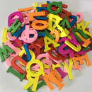 100 Pieces Children Alphabet A to Z Wooden Buttons Decorative Handmade DIY Sewing Crafts Scrapbooking Card for Baby