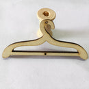 10 Pieces Wood Clothes Hanger Craft for Home Decoration Hanging Embellishment Children Handwork 2.5cm/0.98