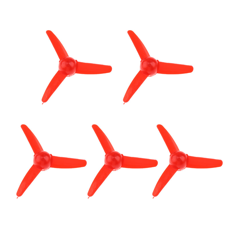 5 Pieces 30mm Leaf 2mm Hole 3 Leaf Propeller Triblade Props for 1801 RC Model Motors