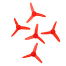 5 Pieces 30mm Leaf 2mm Hole 3 Leaf Propeller Triblade Props for 1801 RC Model Motors