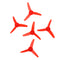 5 Pieces 30mm Leaf 2mm Hole 3 Leaf Propeller Triblade Props for 1801 RC Model Motors