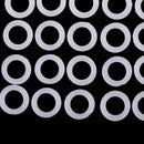 30 Pieces 12.7mm Plastic DIY Crochet Ring Circle Hook Craft Tool Accessory for Handbag Car Seat