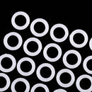 30 Pieces 12.7mm Plastic DIY Crochet Ring Circle Hook Craft Tool Accessory for Handbag Car Seat