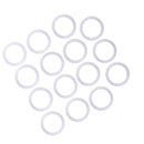 15 Pieces 22mm Plastic Crochet Ring Markers for Knitting Crochet DIY Handmade Sewing Craft Tool