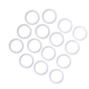15 Pieces 22mm Plastic Crochet Ring Markers for Knitting Crochet DIY Handmade Sewing Craft Tool