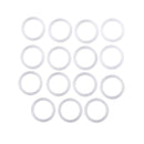 15 Pieces 22mm Plastic Crochet Ring Markers for Knitting Crochet DIY Handmade Sewing Craft Tool