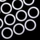 15 Pieces 22mm Plastic Crochet Ring Markers for Knitting Crochet DIY Handmade Sewing Craft Tool
