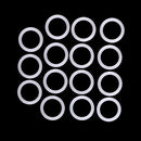 15 Pieces 22mm Plastic Crochet Ring Markers for Knitting Crochet DIY Handmade Sewing Craft Tool