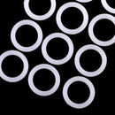 15 Pieces 25mm Plastic Crochet Ring Markers for Knitting Crochet DIY Handmade Sewing Craft Tool
