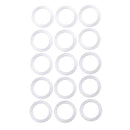 15 Pieces 25mm Plastic Crochet Ring Markers for Knitting Crochet DIY Handmade Sewing Craft Tool