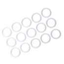 15 Pieces 25mm Plastic Crochet Ring Markers for Knitting Crochet DIY Handmade Sewing Craft Tool
