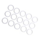 15 Pieces 25mm Plastic Crochet Ring Markers for Knitting Crochet DIY Handmade Sewing Craft Tool