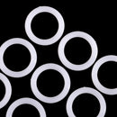 15 Pieces 25mm Plastic Crochet Ring Markers for Knitting Crochet DIY Handmade Sewing Craft Tool