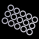 15 Pieces 25mm Plastic Crochet Ring Markers for Knitting Crochet DIY Handmade Sewing Craft Tool