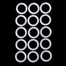 15 Pieces 25mm Plastic Crochet Ring Markers for Knitting Crochet DIY Handmade Sewing Craft Tool