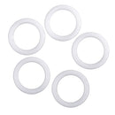 5 Pieces 50mm Plastic DIY Crochet Ring Circle Hook Craft Tool Accessory for Handbag Car Seat