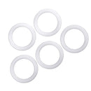5 Pieces 50mm Plastic DIY Crochet Ring Circle Hook Craft Tool Accessory for Handbag Car Seat