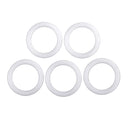 5 Pieces 50mm Plastic DIY Crochet Ring Circle Hook Craft Tool Accessory for Handbag Car Seat