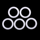 5 Pieces 50mm Plastic DIY Crochet Ring Circle Hook Craft Tool Accessory for Handbag Car Seat