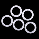 5 Pieces 50mm Plastic DIY Crochet Ring Circle Hook Craft Tool Accessory for Handbag Car Seat