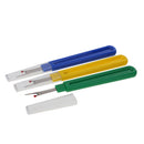3 Pieces Steel Plastic Handle Craft Thread Cutter Seam Ripper Stitch Unpicker Needle Arts Sewing Tools