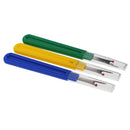 3 Pieces Steel Plastic Handle Craft Thread Cutter Seam Ripper Stitch Unpicker Needle Arts Sewing Tools
