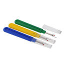 3 Pieces Steel Plastic Handle Craft Thread Cutter Seam Ripper Stitch Unpicker Needle Arts Sewing Tools