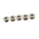 Industrial Sewing Machine Bobbin Case and 5pcs Bobbins for Singer Janome Sewing Machine Accessories