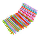 100 Pieces Plastic Sewing Needles for Kid Wool Cross Stitch Knitting Crochet 7cm