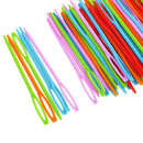 100 Pieces Plastic Sewing Needles for Kid Wool Cross Stitch Knitting Crochet 7cm
