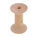 10 Pieces Wood Empty Thread Spools Reels Bobbins For Sewing Ribbons 47mmx31mm