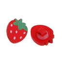 50 Piece Strawberry Shape Wooden Shank Buttons for DIY Sewing on Clothes Decoration 21mm