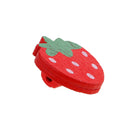 50 Piece Strawberry Shape Wooden Shank Buttons for DIY Sewing on Clothes Decoration 21mm