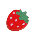 50 Piece Strawberry Shape Wooden Shank Buttons for DIY Sewing on Clothes Decoration 21mm
