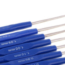 8 Sizes Knitting Crochet Hook Needles Locking Needle Clips Weaving DIY Tools