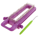 Adjustable Rectangle Knitting Loom Kit Knitting Socks Scarf Hat Plastic Knitting Tools