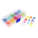 120 Pieces Knitting Crochet Locking Stitch Needle Clip Markers Holder Tools