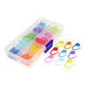 120 Pieces Knitting Crochet Locking Stitch Needle Clip Markers Holder Tools